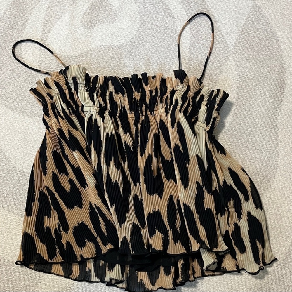 Ganni Leopard Top - Picture 2 of 3